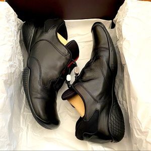 Prada leather sneakers